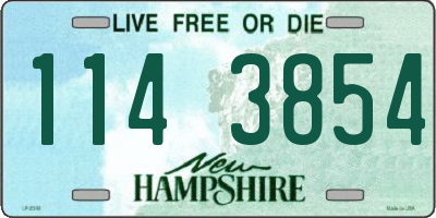 NH license plate 1143854