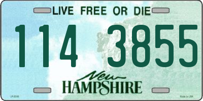 NH license plate 1143855