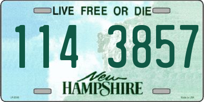NH license plate 1143857