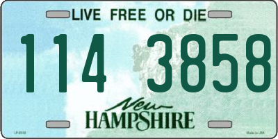 NH license plate 1143858