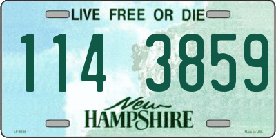NH license plate 1143859