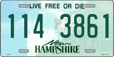 NH license plate 1143861