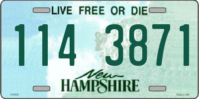 NH license plate 1143871