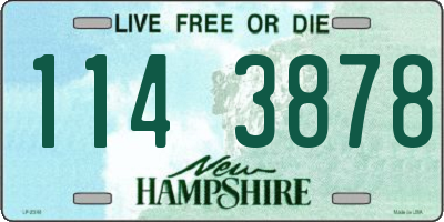 NH license plate 1143878