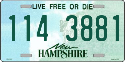 NH license plate 1143881