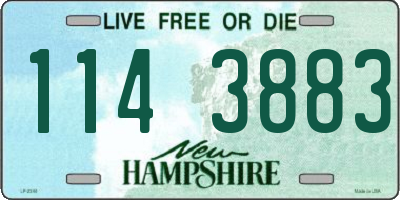 NH license plate 1143883