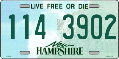 NH license plate 1143902