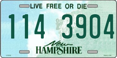 NH license plate 1143904