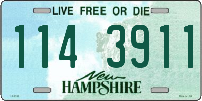 NH license plate 1143911