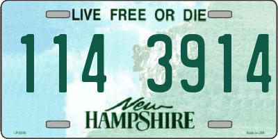 NH license plate 1143914