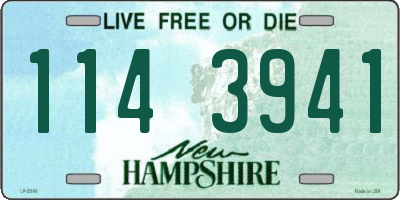 NH license plate 1143941