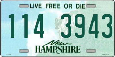 NH license plate 1143943