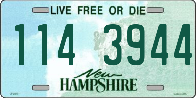NH license plate 1143944