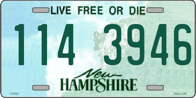 NH license plate 1143946