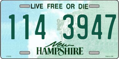 NH license plate 1143947