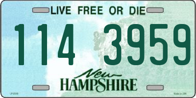NH license plate 1143959