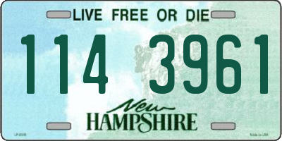 NH license plate 1143961