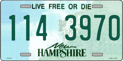 NH license plate 1143970