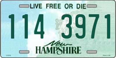 NH license plate 1143971