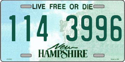 NH license plate 1143996