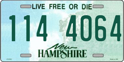 NH license plate 1144064