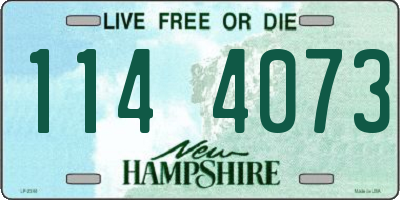NH license plate 1144073