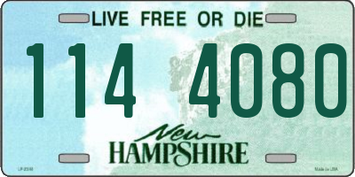 NH license plate 1144080
