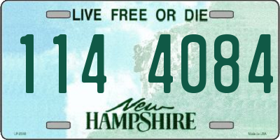 NH license plate 1144084