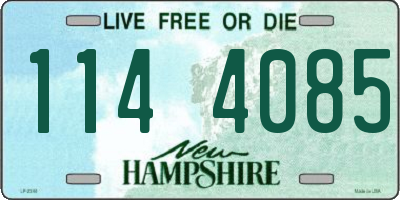 NH license plate 1144085