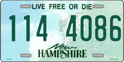 NH license plate 1144086