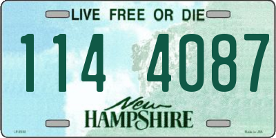 NH license plate 1144087
