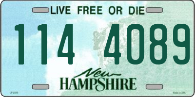 NH license plate 1144089