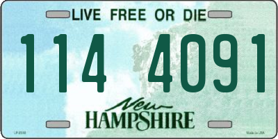 NH license plate 1144091