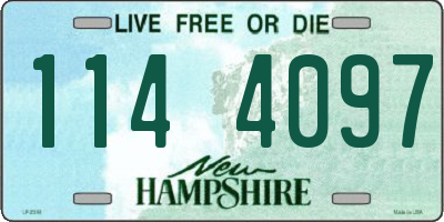 NH license plate 1144097