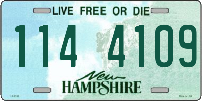 NH license plate 1144109