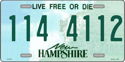 NH license plate 1144112
