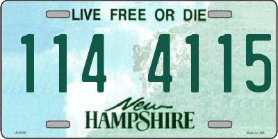 NH license plate 1144115
