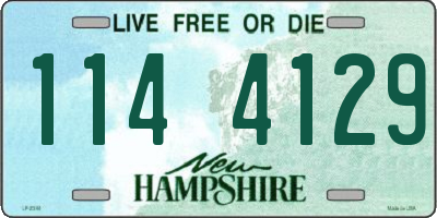 NH license plate 1144129
