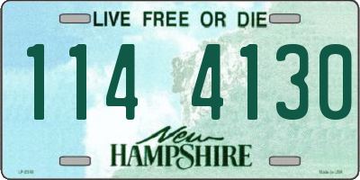 NH license plate 1144130