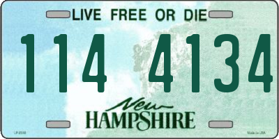 NH license plate 1144134