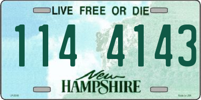 NH license plate 1144143