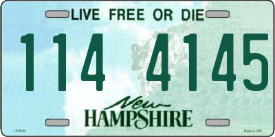 NH license plate 1144145