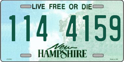 NH license plate 1144159