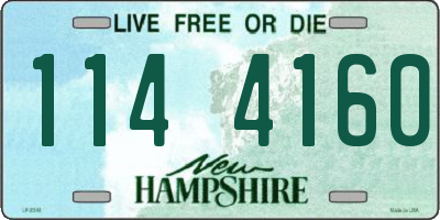 NH license plate 1144160