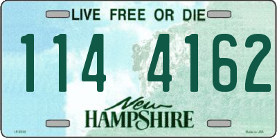 NH license plate 1144162