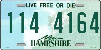NH license plate 1144164