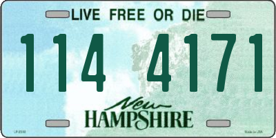 NH license plate 1144171