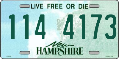 NH license plate 1144173
