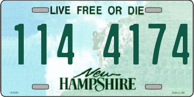 NH license plate 1144174