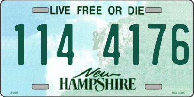 NH license plate 1144176